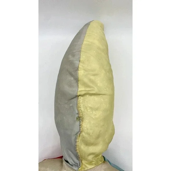 Vintage Hard Faced Clown Jester Large Plush Stuffed Animal 1950’s 1960’s - Picture 10 of 12